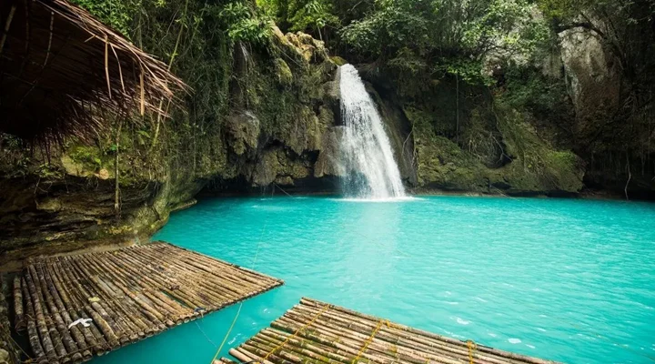 Take the Plunge at the Iconic Kawasan Falls in Badian